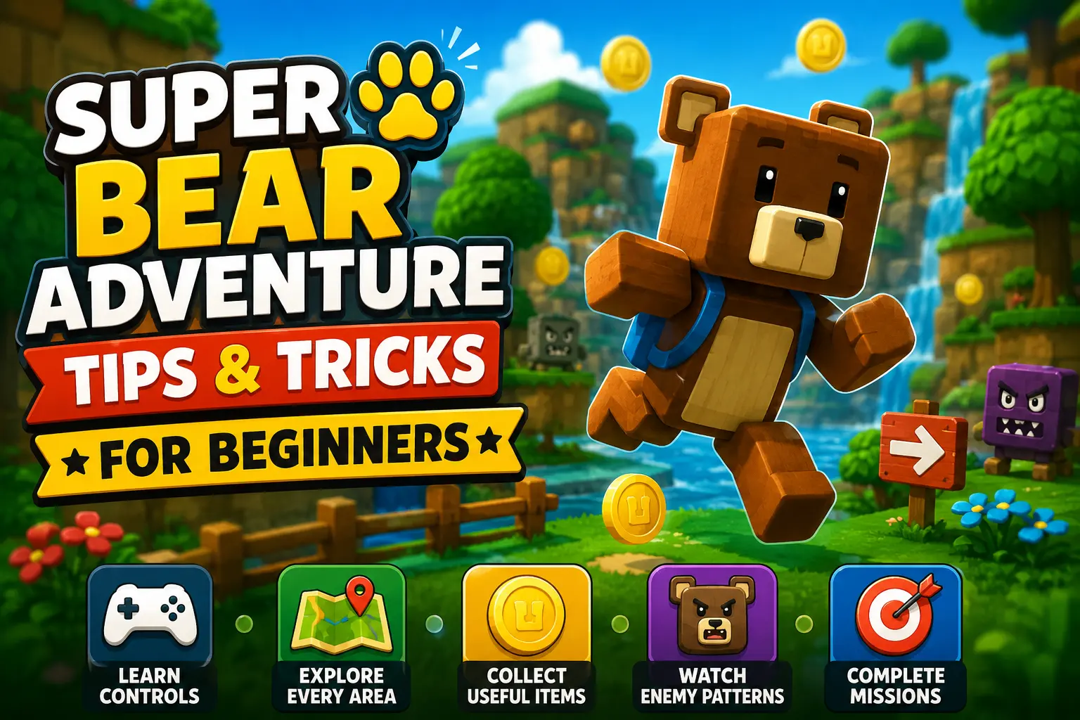 Super Bear Adventure Tips and Tricks for Beginners 1 Super Bear Adventure tips and tricks for beginners