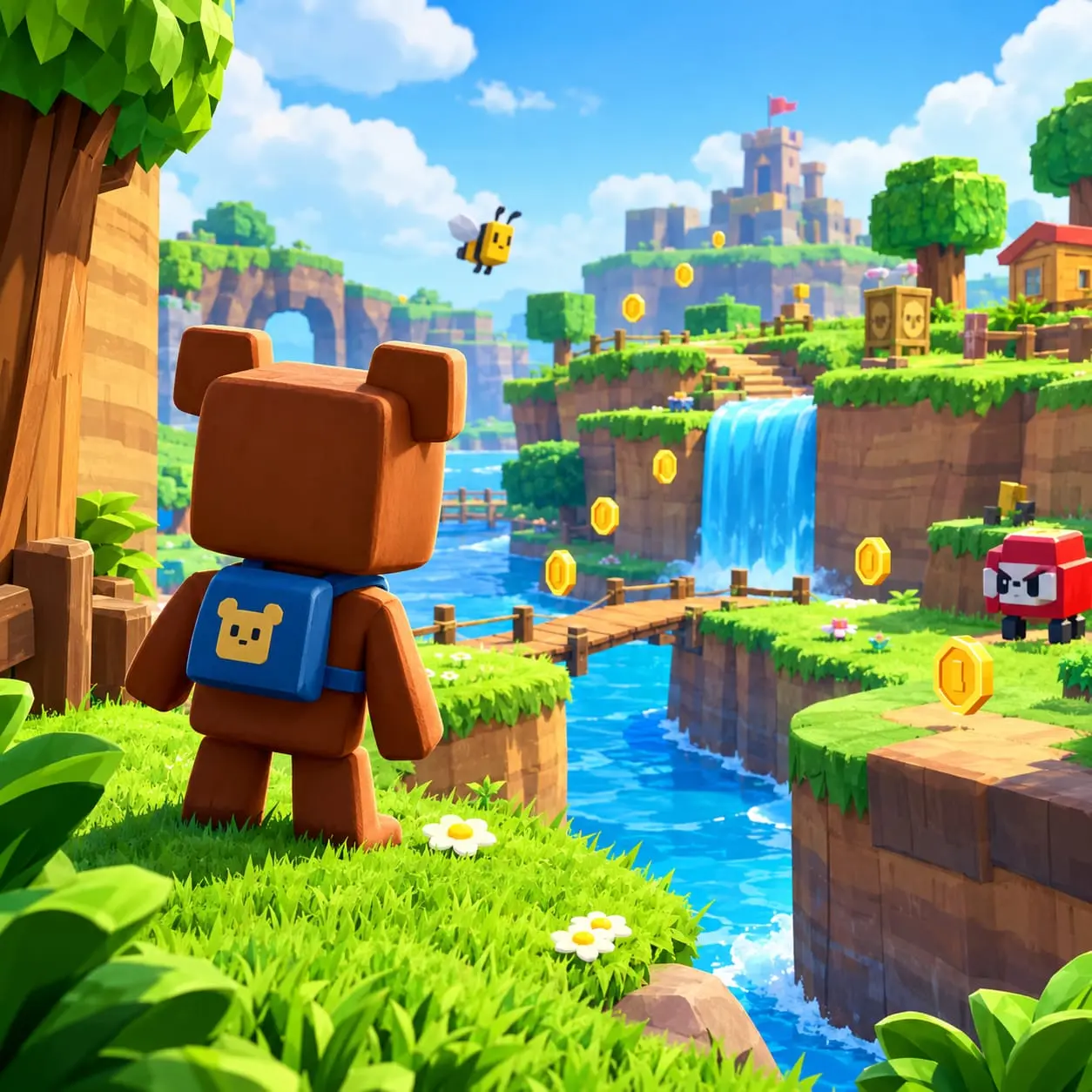 Super Bear Adventure controls and movement guide
