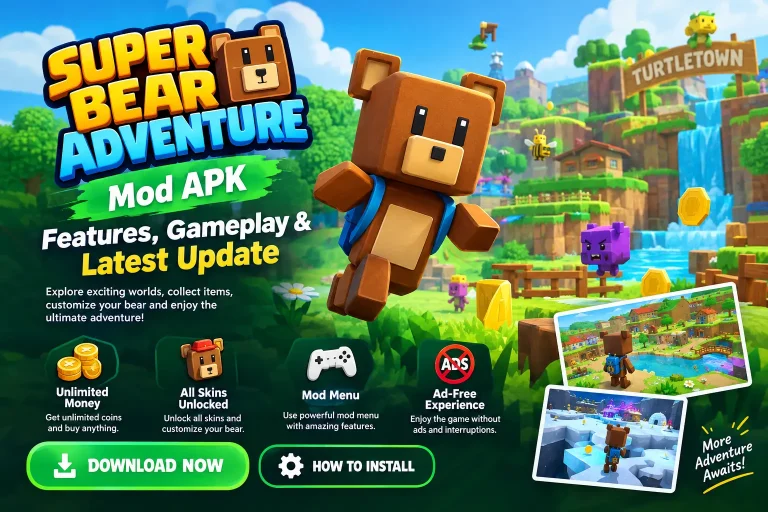 Super Bear Adventure Mod APK – Features, Gameplay & Latest Update 3 Super Bear Adventure Mod APK features and gameplay