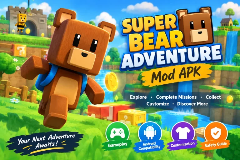 Super Bear Adventure Mod APK – Features, Gameplay, Compatibility & Beginner Guide 5 Super Bear Adventure Mod APK features and gameplay guide